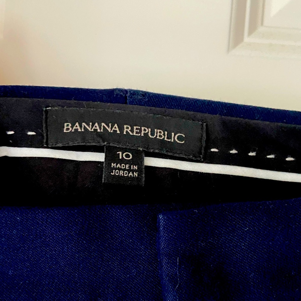 Banana republic slacks. Navy. Size 10.